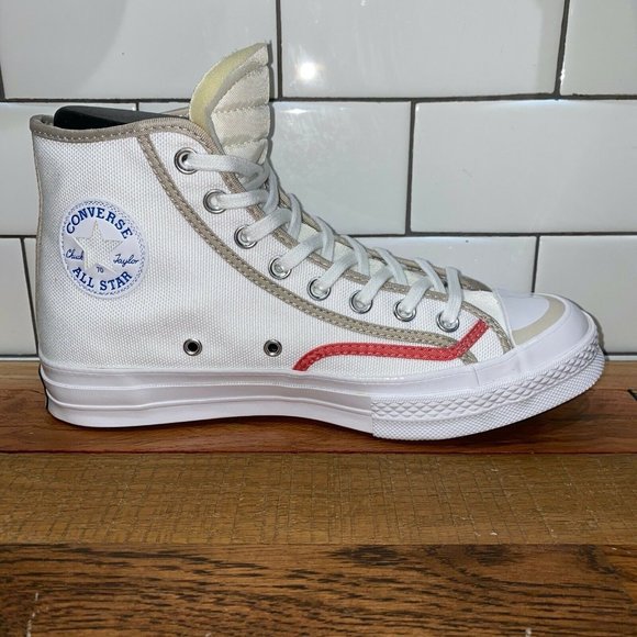 New Men's Converse Chuck Taylor 70s Hybrid Texture Varsity Hi Sneakers 171408C - Picture 2 of 7